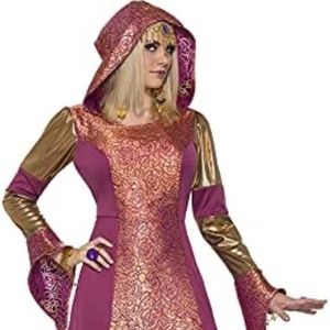 Arabian Queen Dress - Desert Princess Costume - Hooded Dress - Halloween
